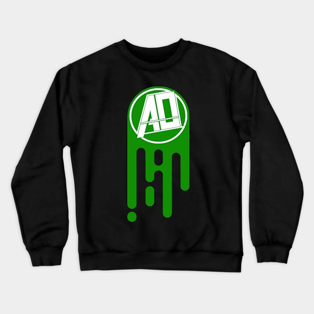 I Bleed xAOx Gaming [GREEN] Crewneck Sweatshirt by xAOxGaming